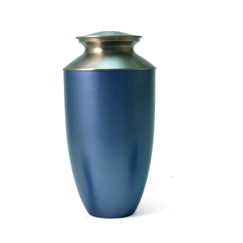 Латунные урны для кремации латунные светлые серые сумажей с золотой рельефной лентой Серебряная коробка похоронные