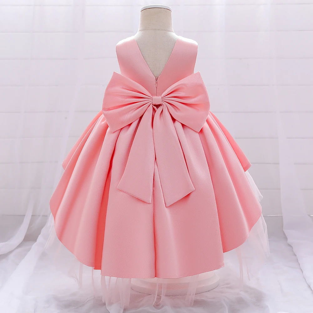 Buy Little Big Girl Flower Tulle Dress Princess Pageant Birthday Party  Wedding Formal Floor Long Dance Evening Maxi Gown, Peach Pink, 5-6 Years at  Amazon.in