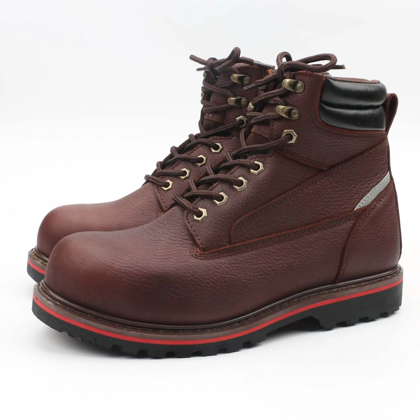 Factory export esd fashion goodyear welted shoes wholesale used steel toe safety work boots for men