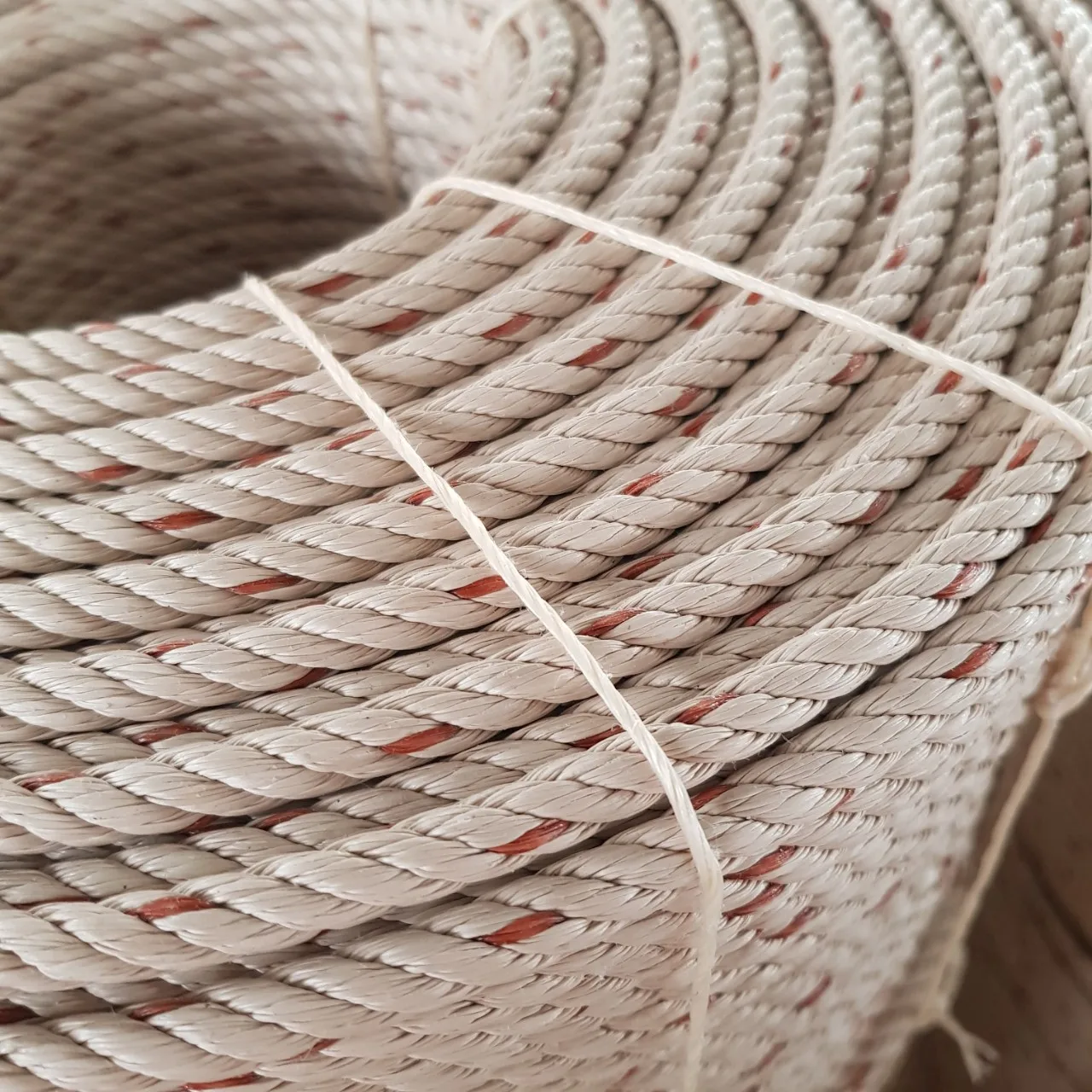 PP Braided Twisted Rope 3-Strand Logistics Packaging Rope for Sailing ...