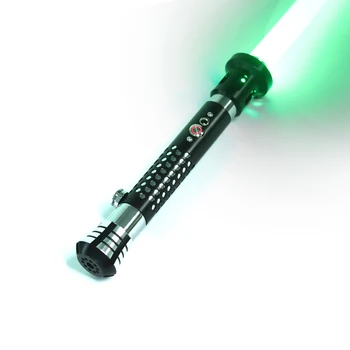 Hot Star wars Jedi Qui-gon Jinn Pixel Lightsaber Smooth Swing Saber With 16  Set Sound Fonts Heavy Dueling Laser Sword Glow Toys - AliExpress