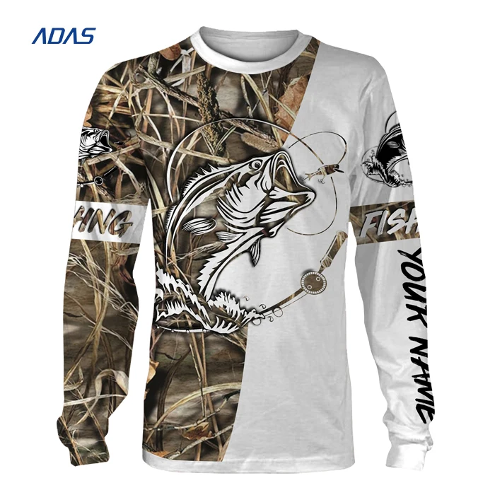 Latest design long sleeve quick dry customized tournament wholesale fishing  shirts,wholesale custom fish