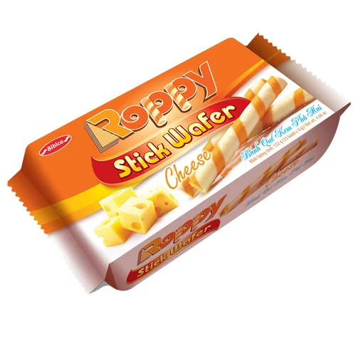roppy cheese cream wafer roll 132g