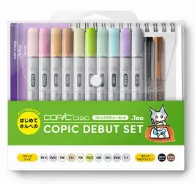 Professional Quality Alcohol-based Copic Color Marker Pen With