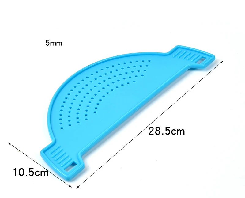 Lmk042 Silicone Baffle Water Filter Leak Proof Pot Edge Strainer Water