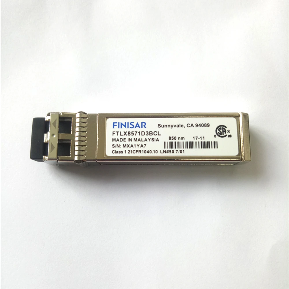 フィニサー純正 FTLX8571D3BCL 10GBASE-SR 850nm 300m SFP+ マルチ