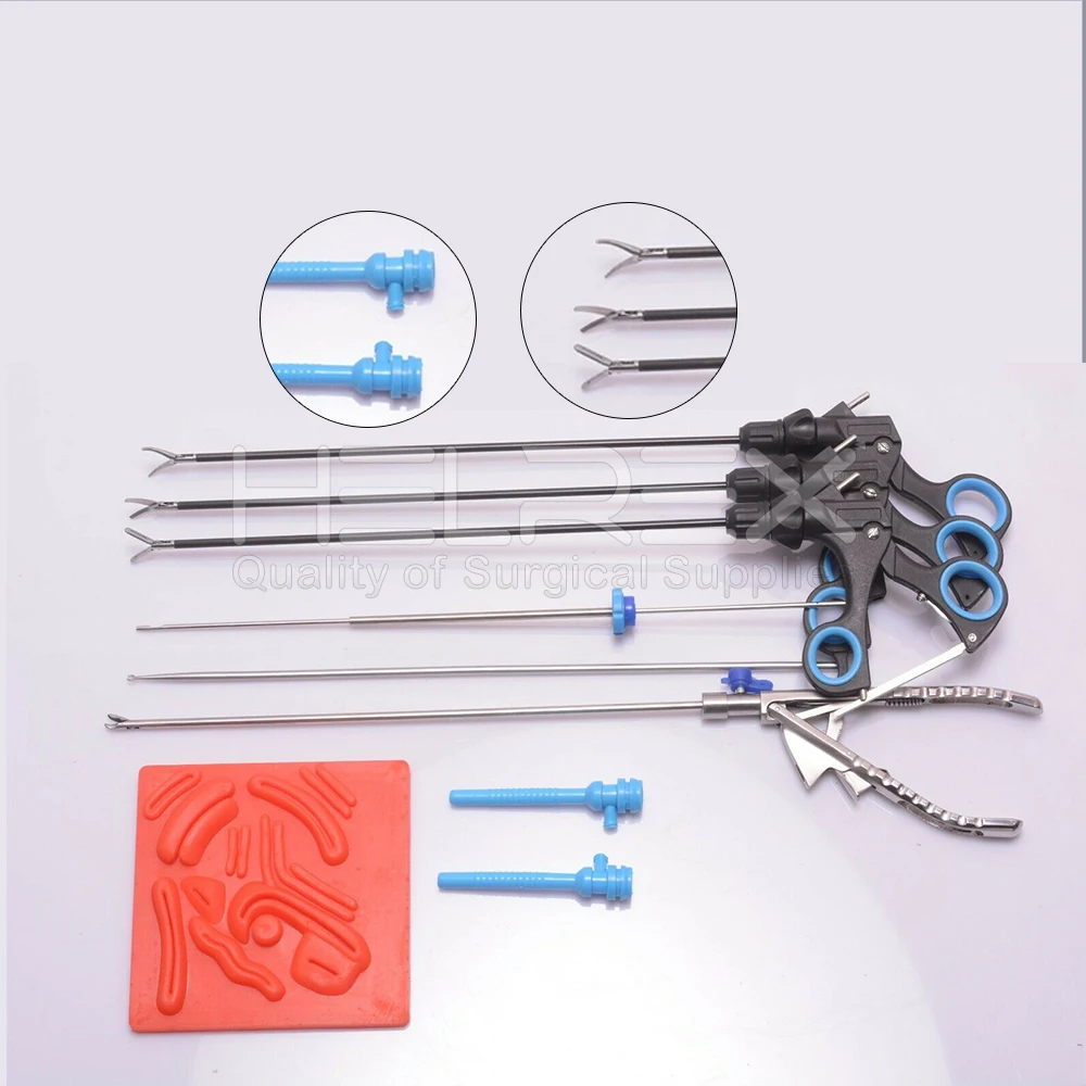 Laparoscopic Suture Pad With Grasper Needle Holder Or Maryland Forceps ...