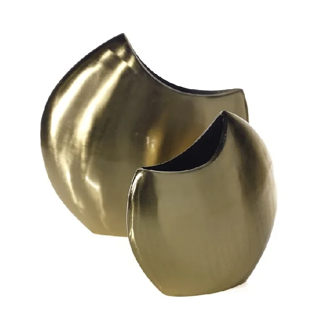 Decorative Metal Flower Vase Gold Finished Handmade Designer Holder Hot Selling Luxury