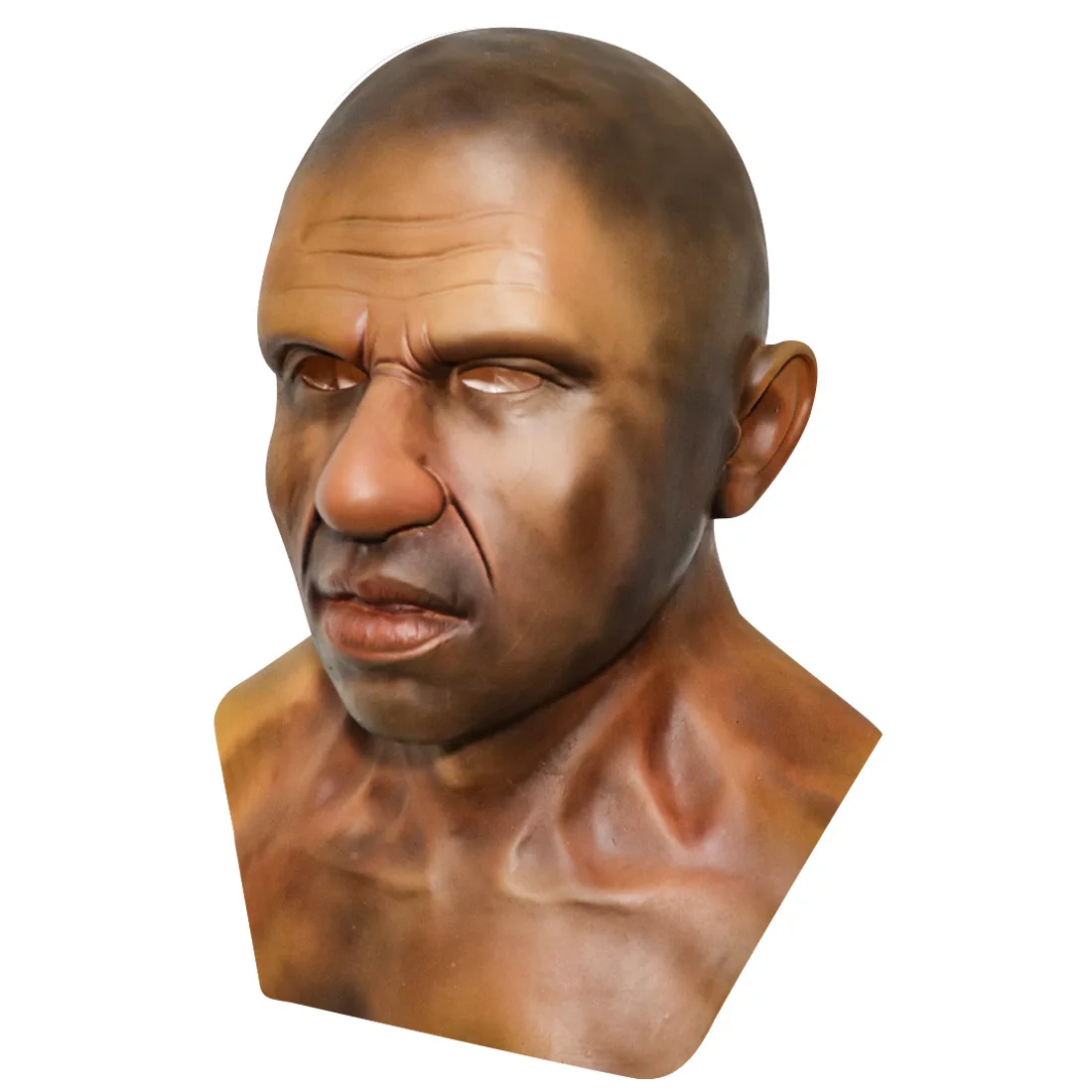 Realistic Latex Face Mask Scary Headgear Horror Mask Game Cos Prom Props Another One of My Old Man Adult Gags Practical Jokes
