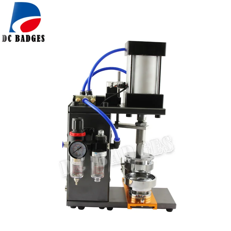 Factory Sale Round Semi-auto Button Making Machine DCMA-012 Pneumatic Button Maker