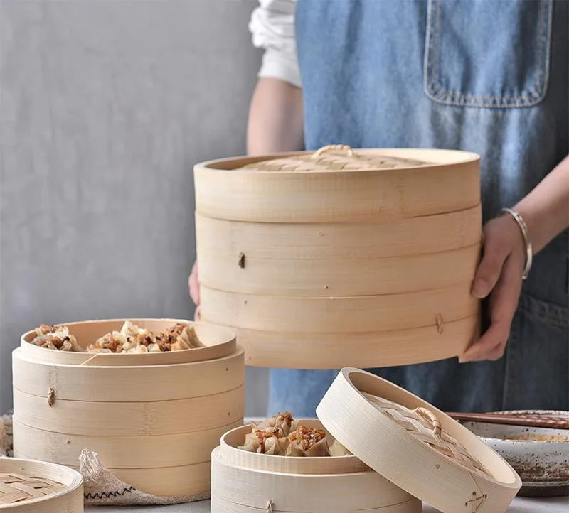 
Мини бамбуковая Паровая корзина для приготовления пищи по низкой цене из Вьетнама 