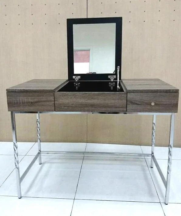 Luxury Design Taiwan Vanity Table With Mirror And Drawers Makeup