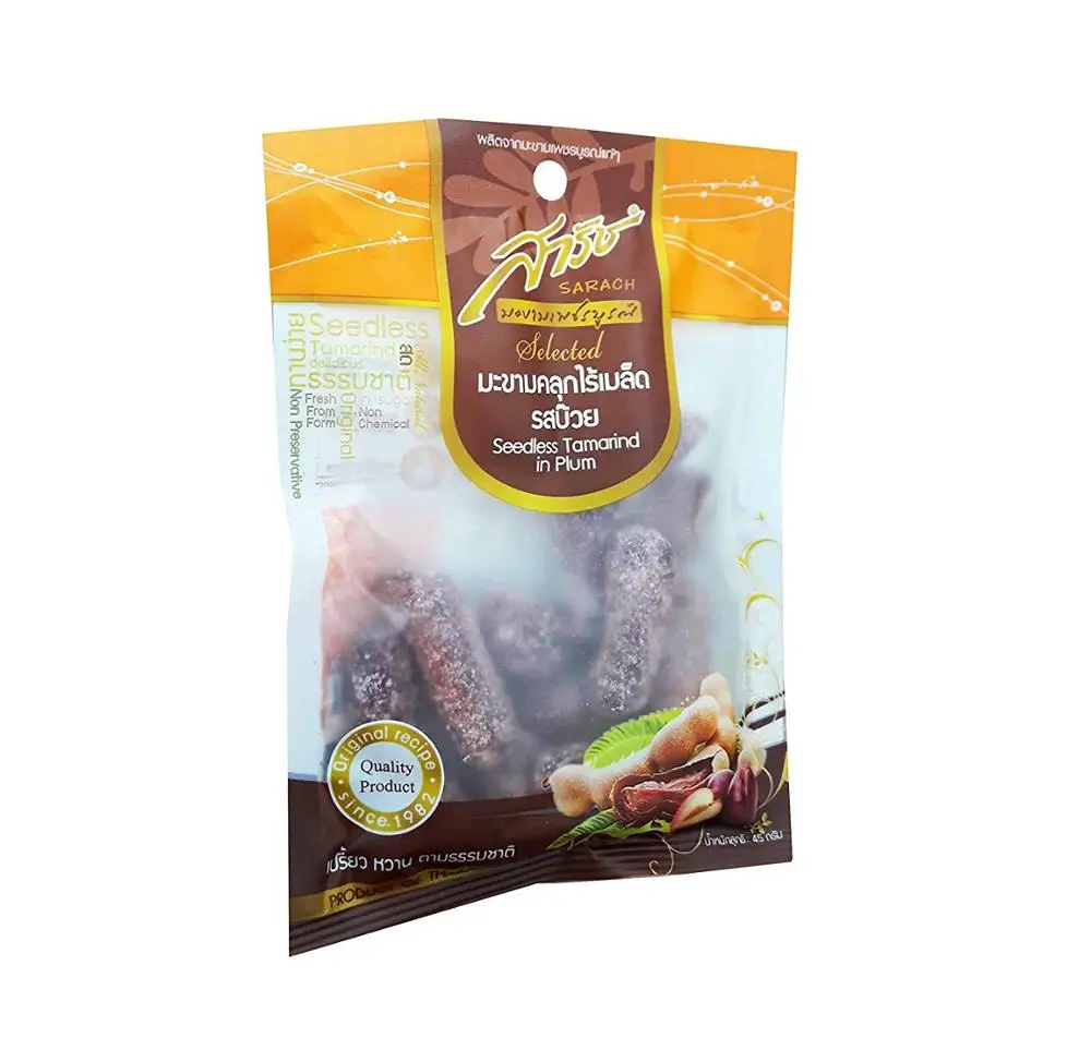 Seedless Tamarind In Plum Powder 45 G Sarach Tamarind Buy Tamarind Snacks Thai Tamarind Candy Product On Alibaba Com