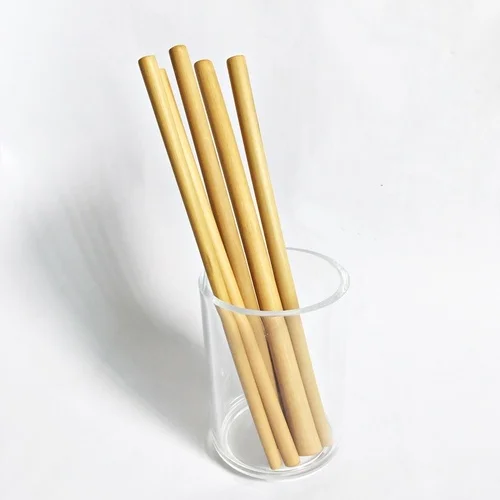 All-Natural Reusable & Disposable Bamboo Straws