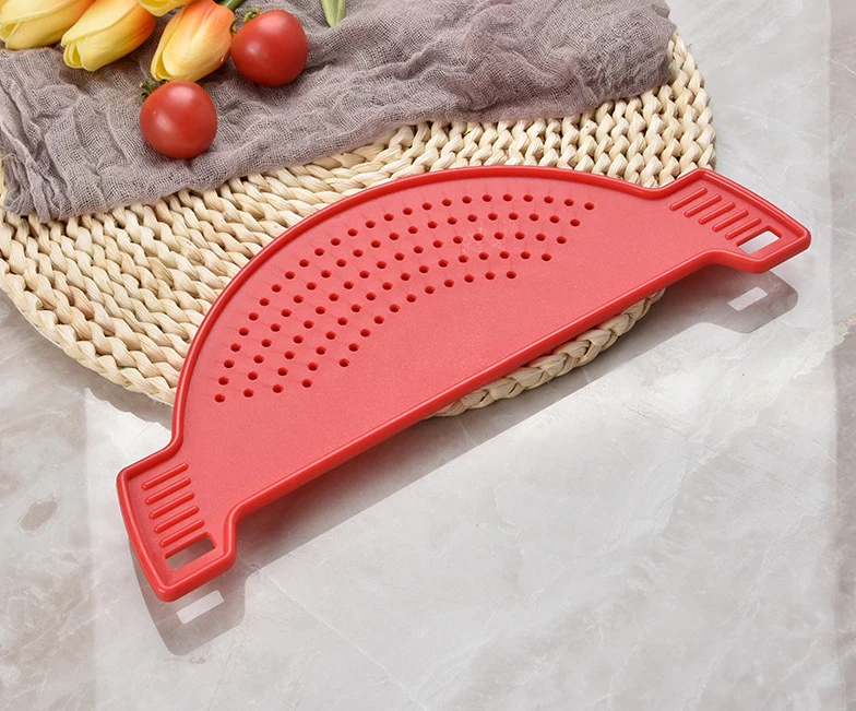 Lmk042 Silicone Baffle Water Filter Leak Proof Pot Edge Strainer Water