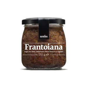 Ursini Frantoiana Sauce with Olives, Eggplants, Bluefish and Capers for Pasta