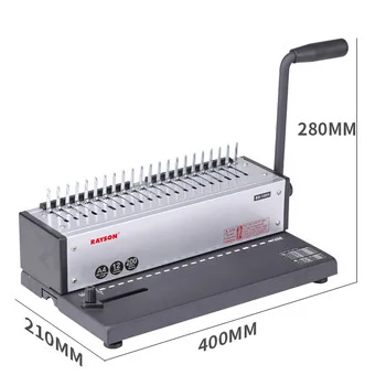 Customizable Factory Hot Sale Book Binding Machine SD-1201 Direct Price Comb Binding Machine