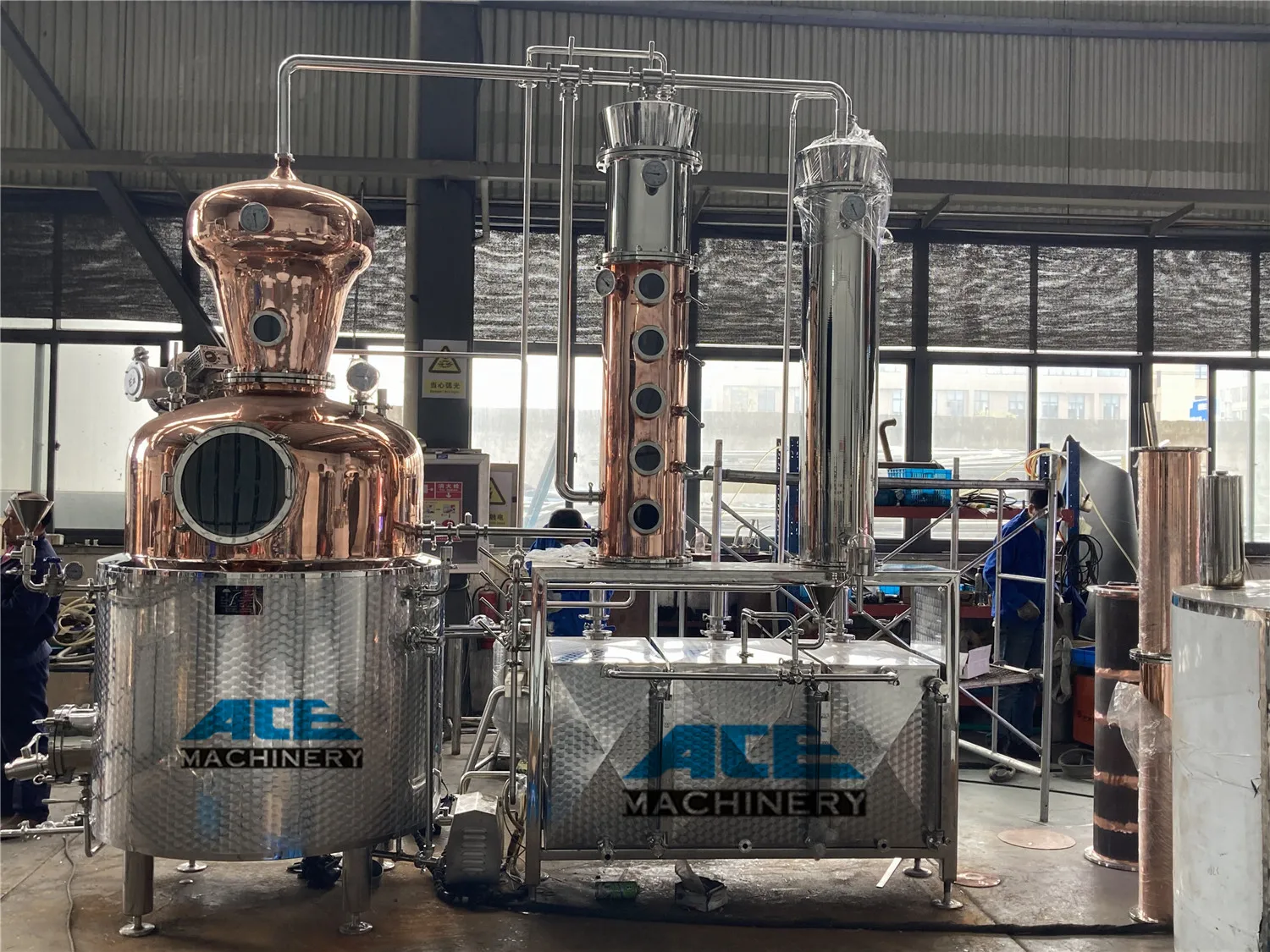 100l5000l Rose Water Distilling Line Alembic Copper Distillation Essential Oil Still Buy Rose
