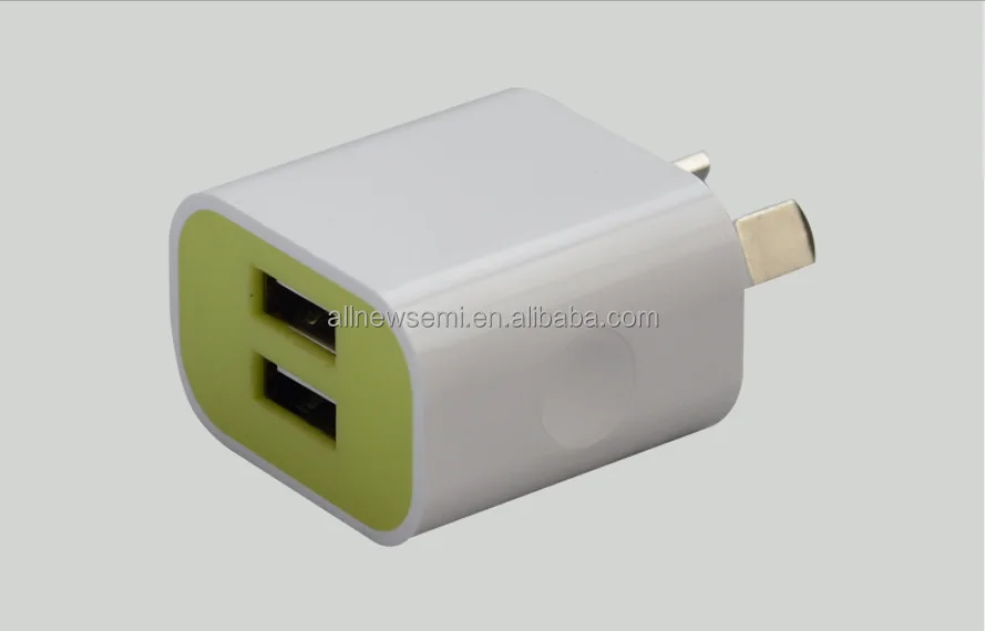 "Australian standard dual USB charger Australian Standard Dual Port USB adapter Australian standard fast dual USB charger "