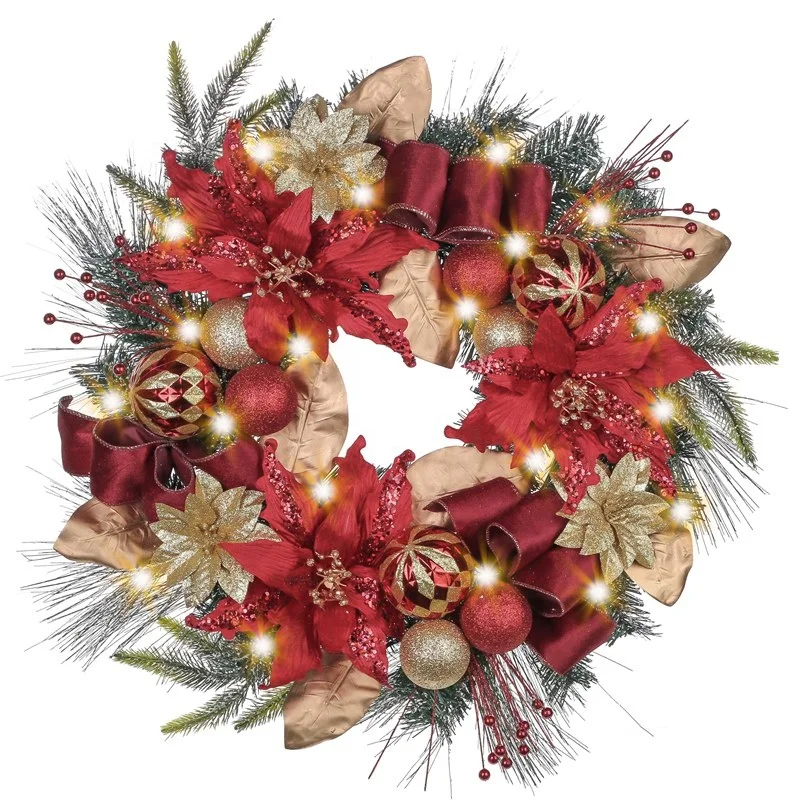 Eaglegifts Commercial Wholesale Natural Christmas Wreath 2023 Christmas