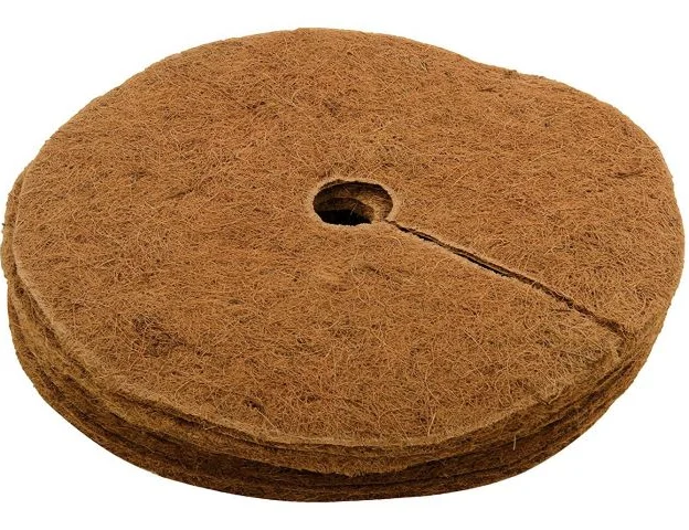 NATURAL BIODEGRADABLE COCO COIR WEED CONTROL MULCH RING / COCONUT COIR MULCH MAT / VIETNAM ORIGIN COCONUT COIR TREE MAT