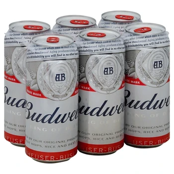 Premium Lager Budweiser Beer 250ml for Export