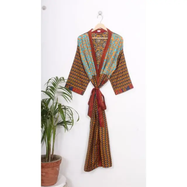 Bridal Lingerie Robes Kimono Dressing Gown Kimono Beach Robe Gowns Vintage  Kimono Bridesmaids Christmas Gifts Floor Length Robes - Buy Vintage Kimono  Beach Bridal Cover Swim Wear Silk Kimono Dressing Gowns For
