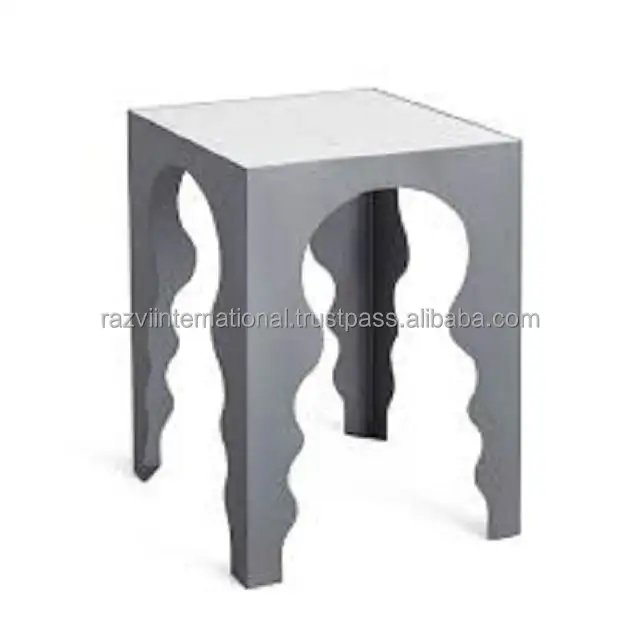 Modern Style Moroccan Tea Table with Metal Legs Cheap Rectangle Coffee Furniture-Distinguished as an Moroccan Style Tea Table