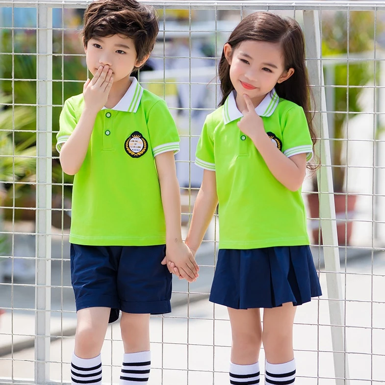 Kid Summer Clothing Girl Primary School Uniform Designs Kids Sports ...
