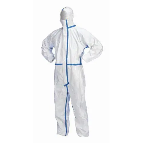 Disposable Coverall Isolation Insulation Suit Made in Turkey - Category III Overall , Level 3/4 Seam Sealed Coveralls