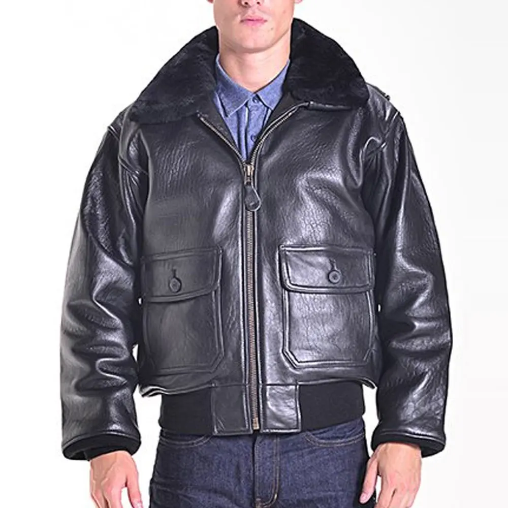 Spring and Autumn American Flight Jacket Male Manufacturer Directly Polishing Color Leather Jacket
