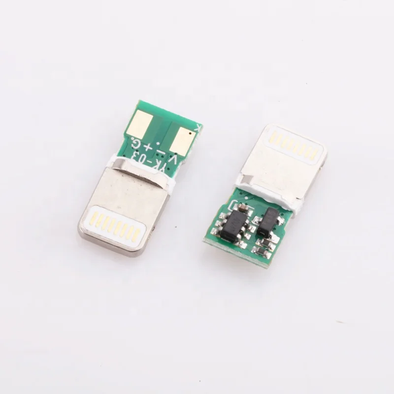 Разъем печатной платы для iphone apple usb ip68 8-контактный разъем usb разъёмом lightning