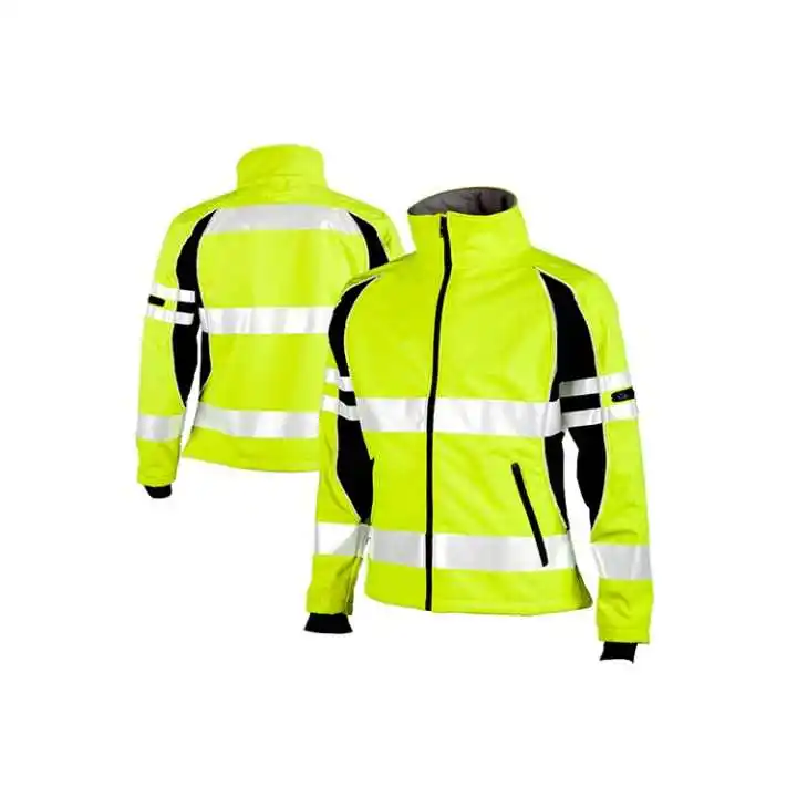 Reflective Security Traffic Fluorescent Hi Vis High Viz Visibility Workwear Safety Work Class 3 Jacket
