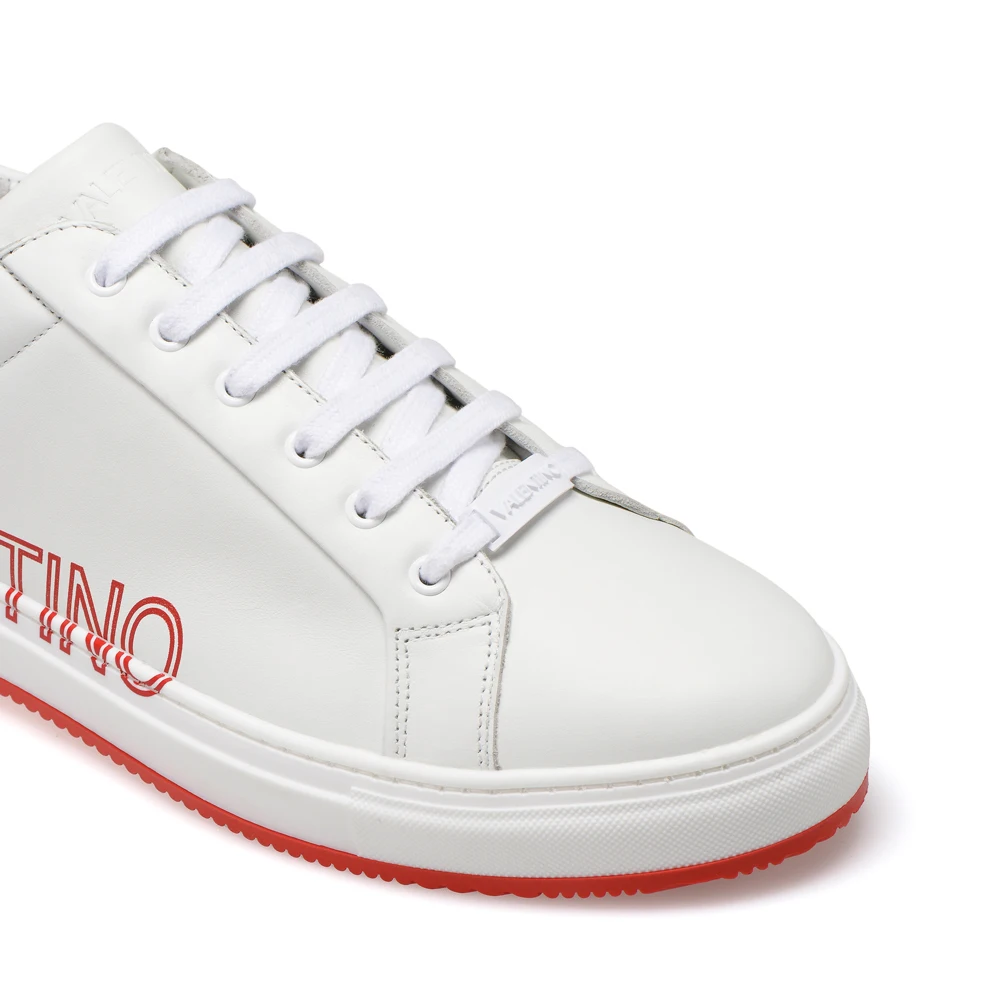 Valentino By Mario Valentino, Shoes, Valentino By Mario Valentino Maya  White Cream Leather Sneakers Sz 8 Nib 499