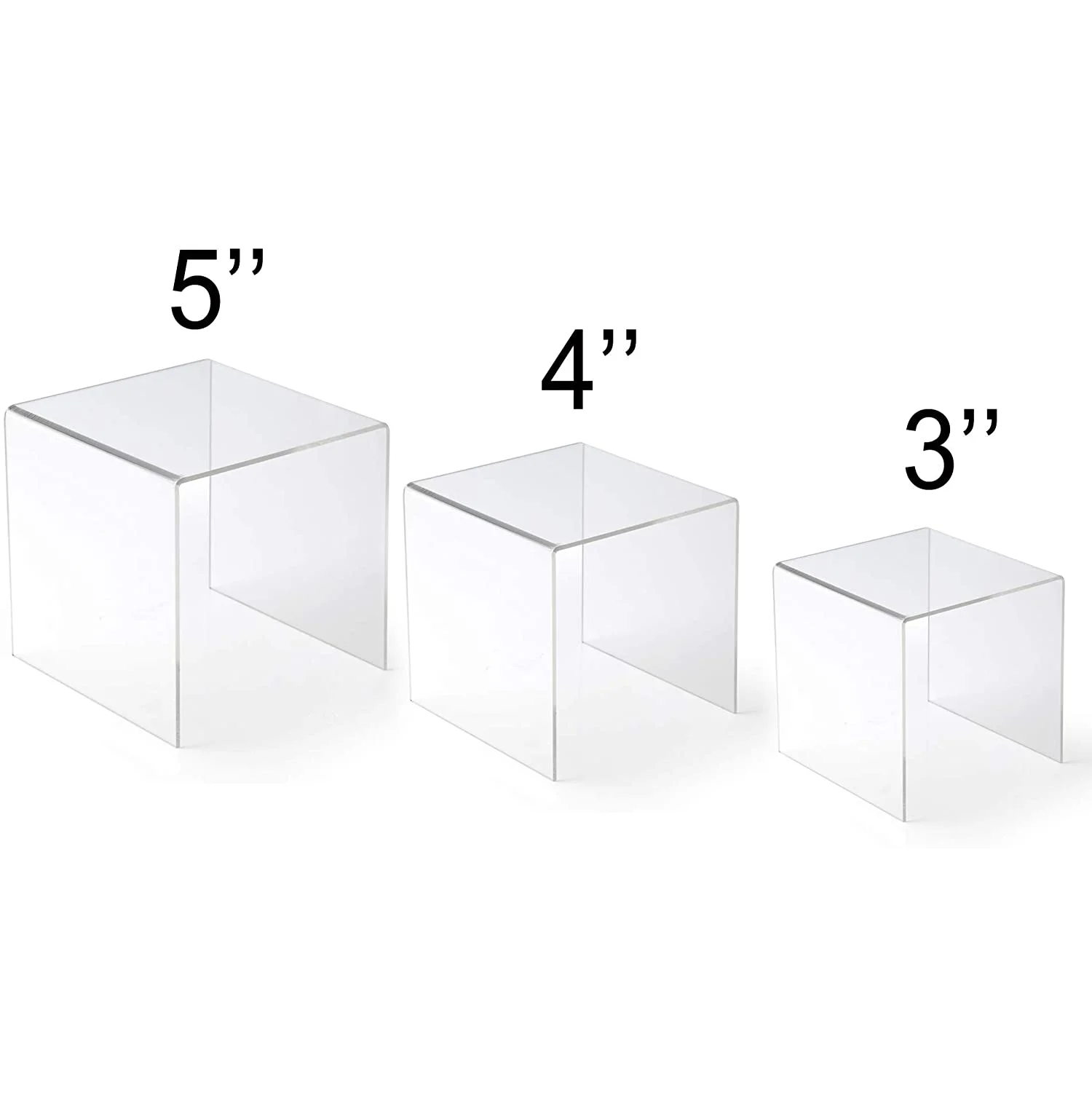 Wholesale 30x30x15cm Clear Acrylic Riser Acrylic Buffet Enhancements Food Display Riser Buy