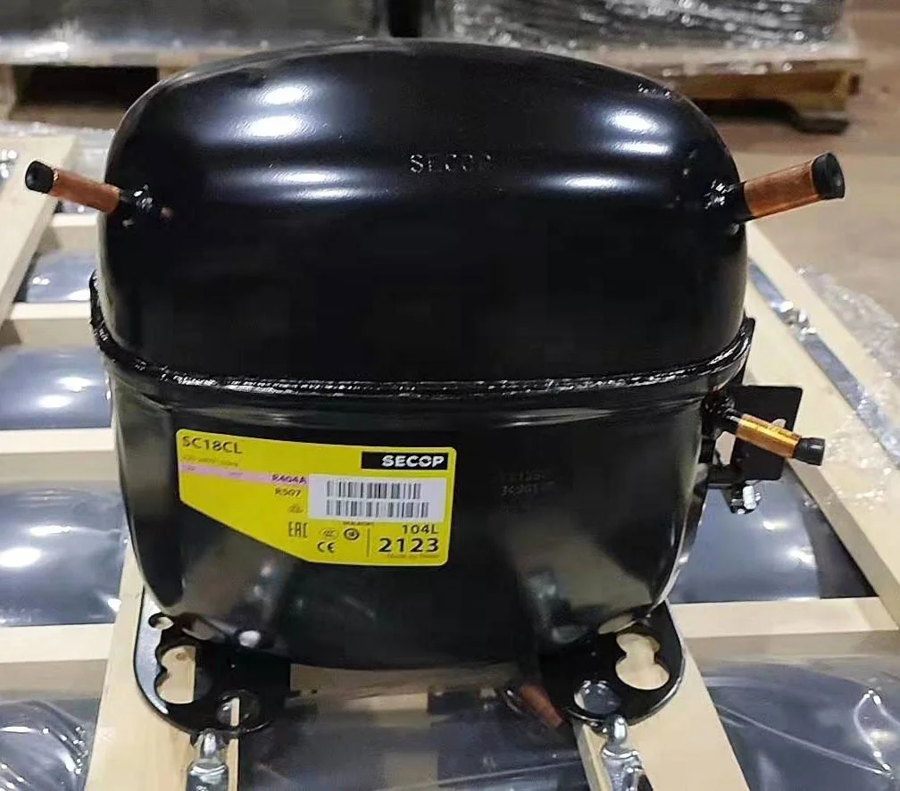 Secop Compressors Sc18cl Sc10cl Sc12cl Sc15cl Sc21cl 2 Ton 404a Refrigeration Compressors 404a Gas Refrigerant