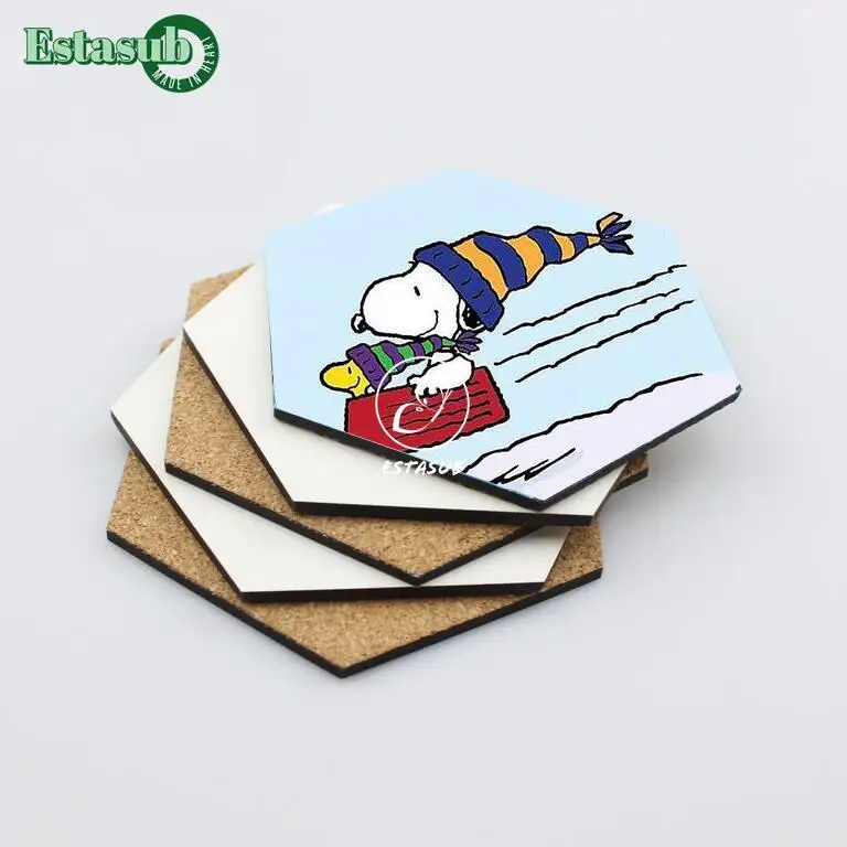 10pcs Sublimation Blank Coasters DIY Customized MDF Square Circle Hardboard  Coaster Insulation Sublimation Cup Pad Slip 10x10cm - AliExpress