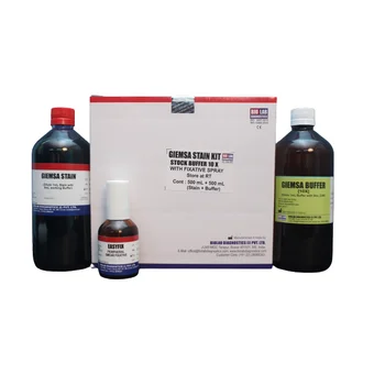 Giemsa Stain Kit With Easy Fix Spray Fixative For Malaria - Buy Giemsa ...