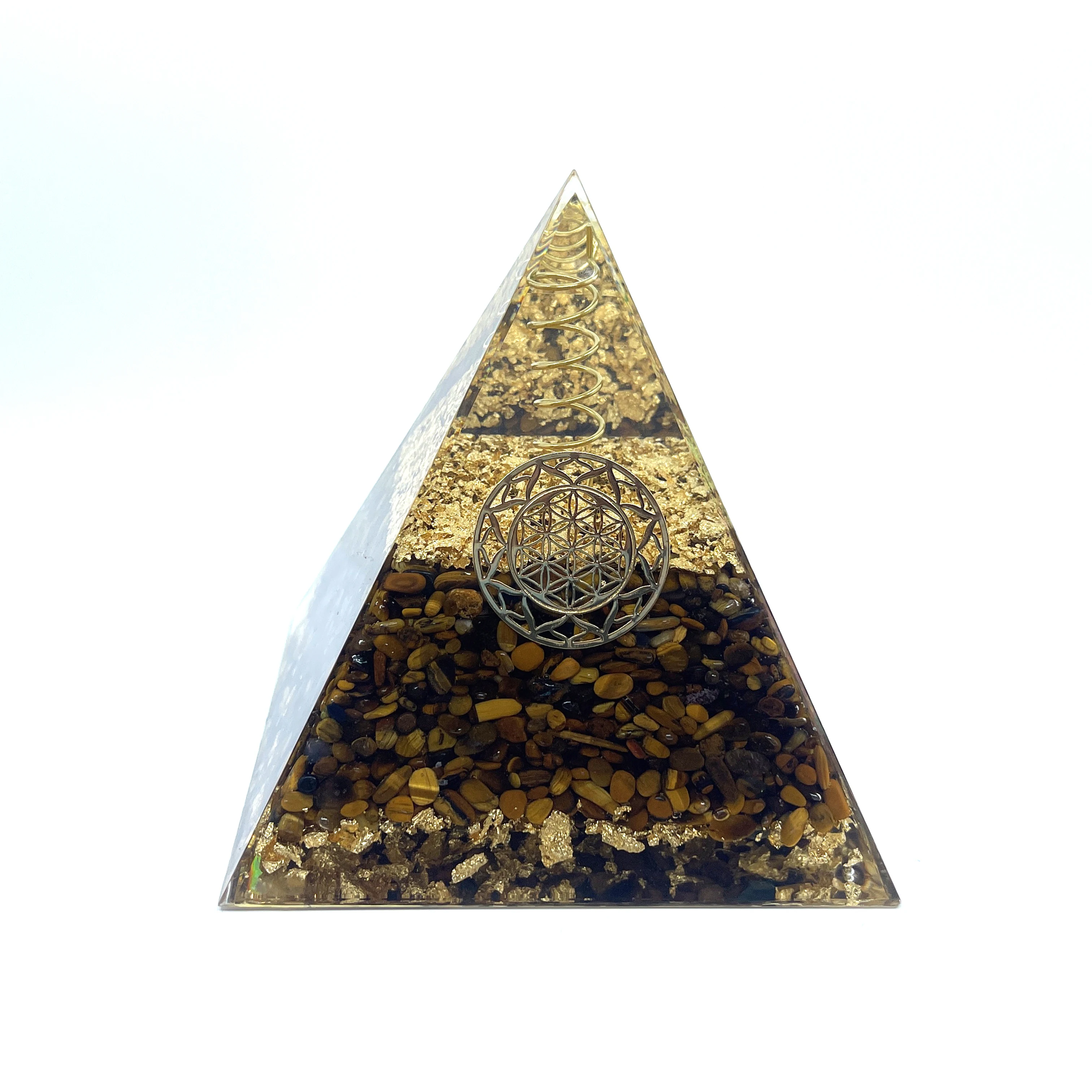 10x10 см природный драгоценный камень тигровый глаз сила жизни Пирамида