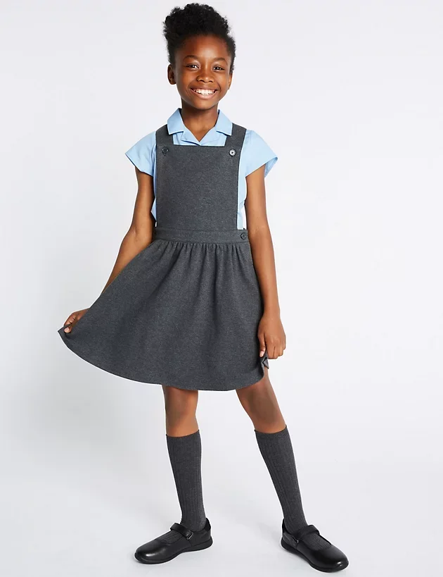 Modern School Uniform Designs Girls Pinafore Dress Children for Girls  Zingham Checked School Dress Black Sweater Uniform School