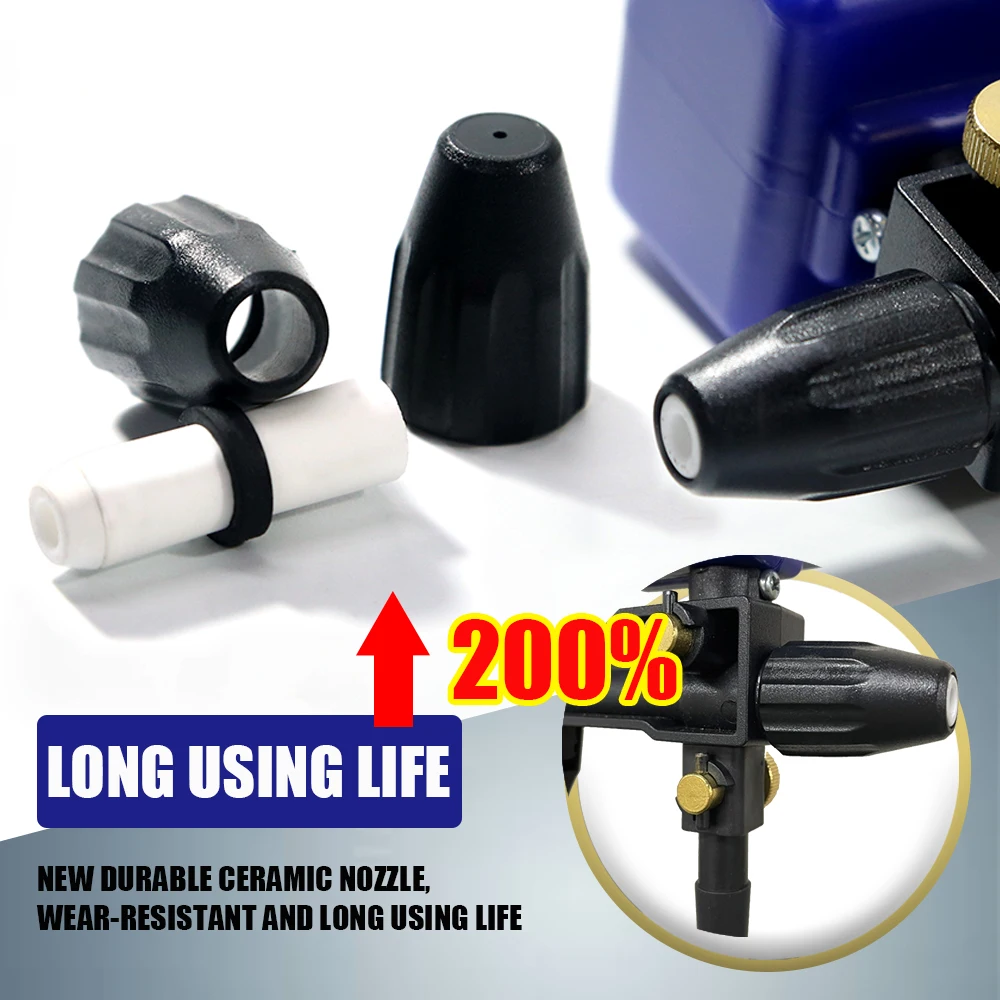 Lematec Sandblasting Gun Sand Blasting Gun With Siphon Gravity Feed For