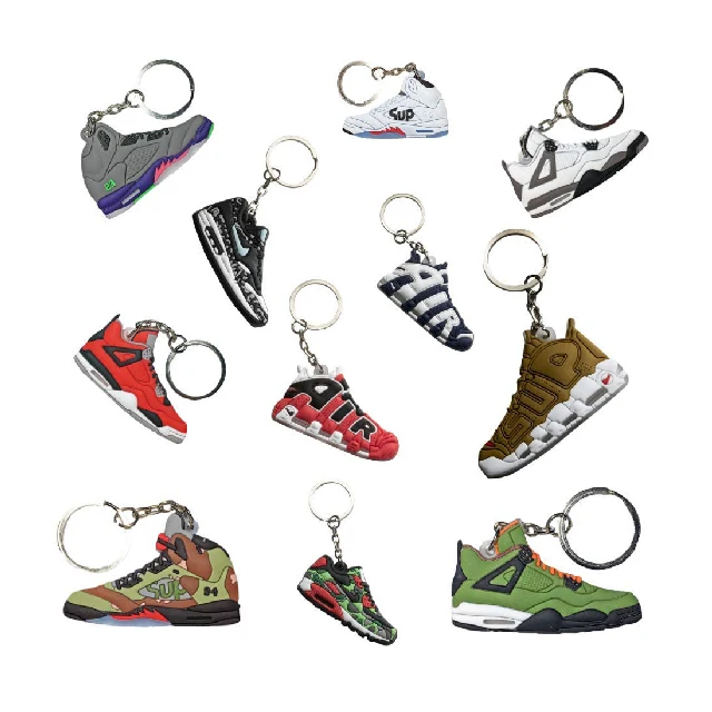 NIKE AIR JORDAN 4 RETRO KEYCHAIN SUPREME Multi-Color PVC