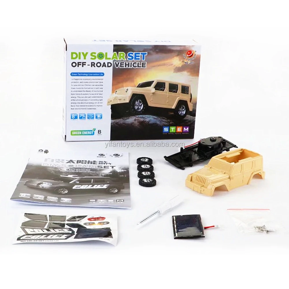 
Китайское производство, самоустанавливающийся внедорожный полицейский автомобиль, пластиковый игрушечный автомобиль на солнечной энергии 