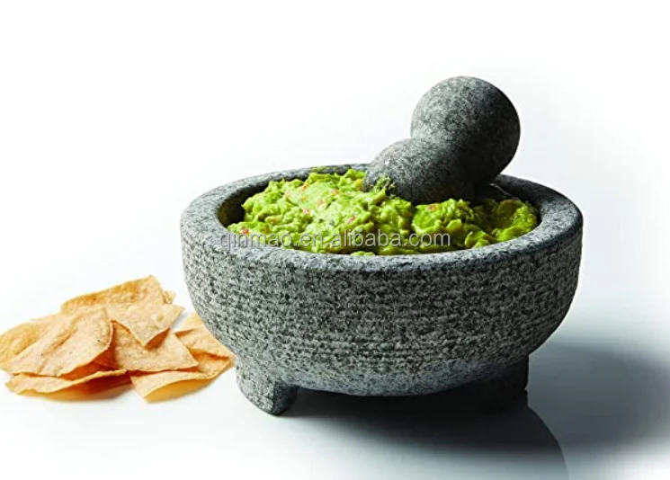 Traditional Molcajete Guacamole Maker