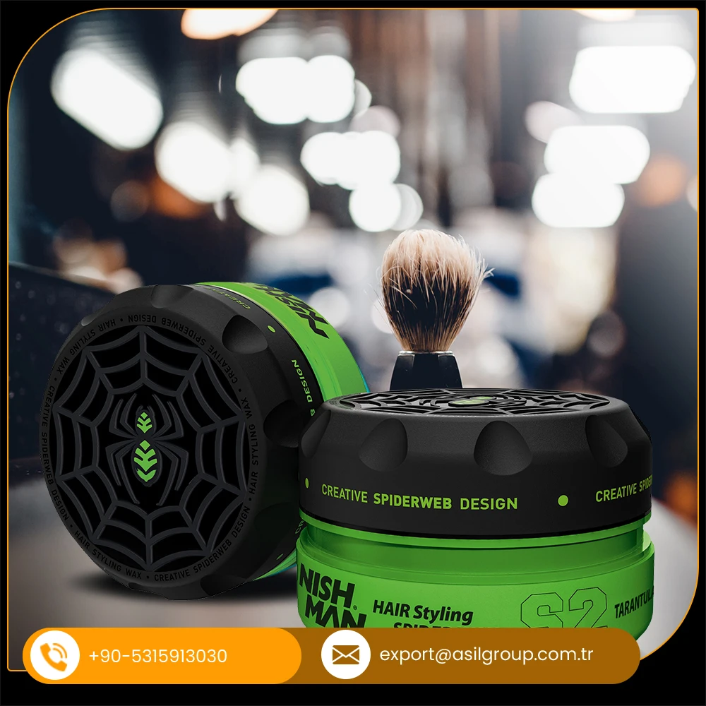 Give strength and flexibility to your hair. Nishman Spider Wax takes your  style to the next level! 🕷️