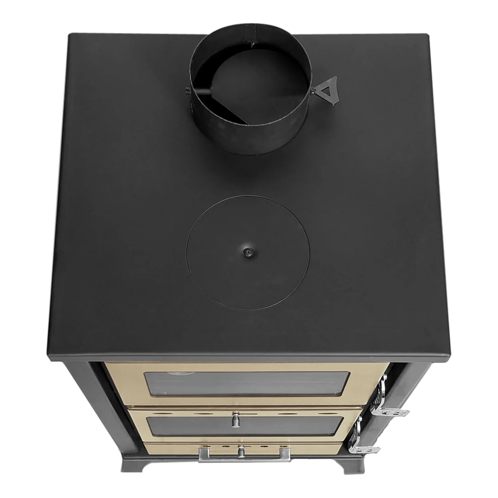 15,3 Kw European Quality Wood Burning Cooking Stove With Oven 76