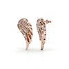 Orecchini con Ali d'Angelo in Argento S925 Placcati in Oro Rosa 18k