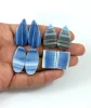Blue,Sold by Weight(grams), 18 to 20pair per 100g