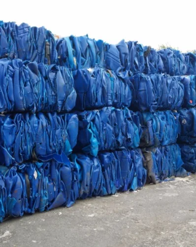 Top Grade  HDPE blue drum plastic scraps for sale