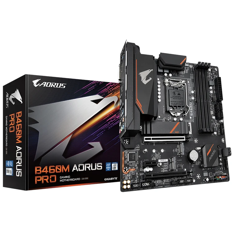 Gigabyte B460M Aorus Pro Gaming Moederbord Met Intel 10th Core I5